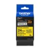 Brother Tzes651 Black On Yellow Strong Label Tape 24mmx8m Fusion Office