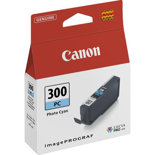 Canon 4197c001 Pfi300pc Photo Cyan Fusion Office
