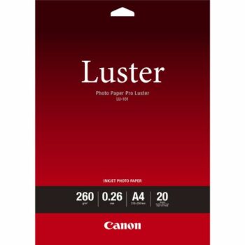 Canon 6211b006 Luster Paper A4 20 Sheets Fusion Office
