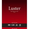 Canon 6211b007 Luster Paper A3 20 Sheets Fusion Office