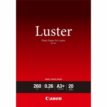 Canon Lu101 A3 White Satin Paper 20 Sheets Fusion Office