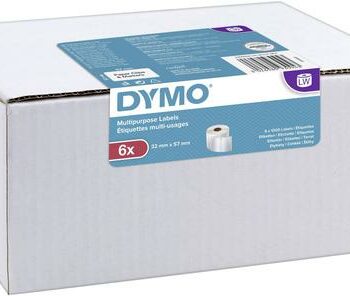 Dymo Lw Labels 2093094 White 32mm X 57mm 6 Rolls Fusion Office
