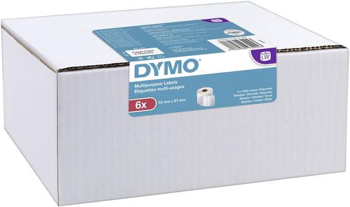 Dymo Lw Labels 2093094 White 32mm X 57mm 6 Rolls Fusion Office
