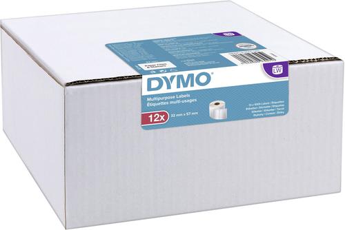 Dymo Lw Labels 2093095 White 32mm X 57mm 12 Rolls Fusion Office