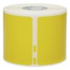 Dymo Lw Labels 2133400 Yellow 54mm X 101mm Roll Fusion Office