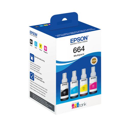 Epson 664 Ecotank 4 Colour Multipack Fusion Office