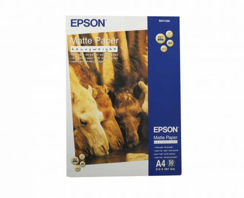 Epson C13s041256 Matte Heavyweight Paper A4 50 Sheets Fusion Office