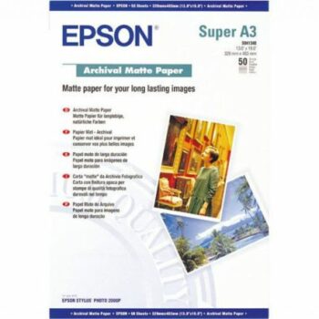 Epson C13s041440 Archival Matte Paper A3plus 50 Sheets Fusion Office