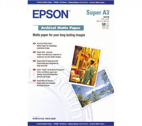 Epson C13s041440 Archival Matte Paper A3plus 50 Sheets Fusion Office