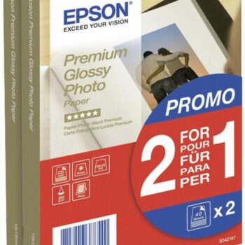 Epson C13s042167 Glossy Photo Paper 10x15cm 2×40 Sheets Fusion Office