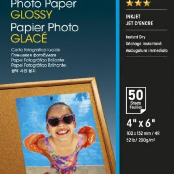 Epson C13s042547 Glossy Photo Paper 10x15cm 50 Sheets Fusion Office