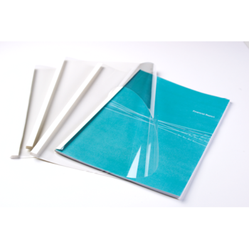 Fellowes 6mm Thermal Binding Covers Pack 100 53154 Fusion Office