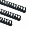 Fellowes 8mm Binding Combs Black Pack 100 5345707 Fusion Office