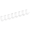 Fellowes 8mm Wire Binding White Combs Pack 100 53258 Fusion Office