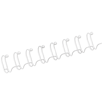 Fellowes 8mm Wire Binding White Combs Pack 100 53258 Fusion Office