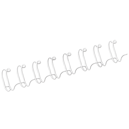 Fellowes 8mm Wire Binding White Combs Pack 100 53258 Fusion Office