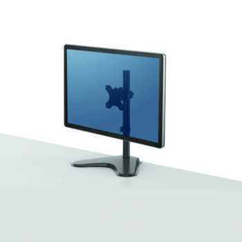 Fellowes Freestanding Single Monitor Arm 8049601 Fusion Office