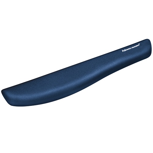 Fellowes PlushTouch Keyboard Blue Wrist Support 9287402