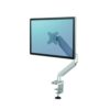Fellowes Single Monitor Arm Silver Platinum Series 8056401 Fusion Office