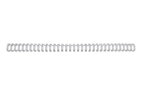 Gbc Wirebind 31 No5 A4 Silver Re810597 Pack250 Fusion Office
