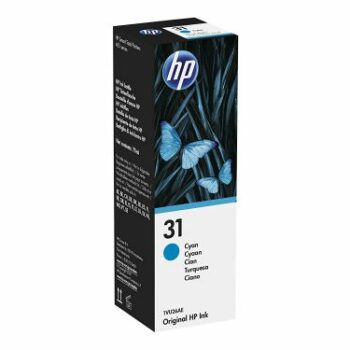 Hp 31 Cyan Ink Bottle 1vu26ae Fusion Office