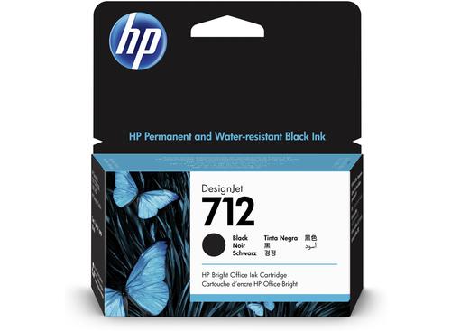 Hp 712 Black Ink Cartridge 3ed70a 38ml Fusion Office