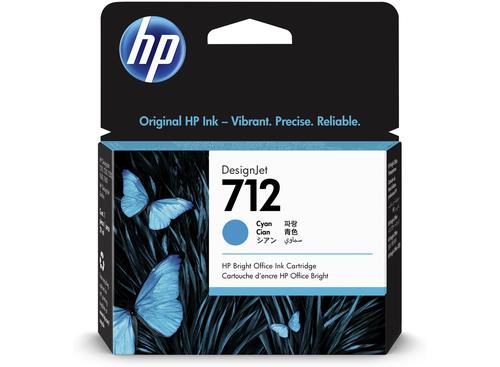 Hp 712 Cyan Ink Cartridge 3ed67a Fusion Office
