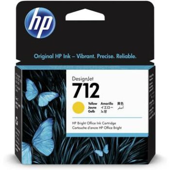 Hp 712 Yellow Ink Cartridge 3ed69a Fusion Office