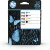 Hp 903 Black Cyan Magenta Yellow 6zc73ae Pack 4 Fusion Office