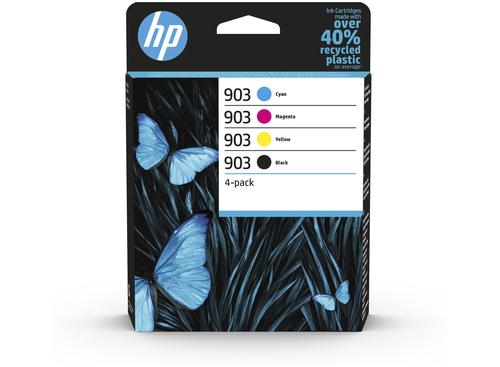 Hp 903 Black Cyan Magenta Yellow 6zc73ae Pack 4 Fusion Office