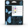 Hp 912 Black Cyan Magenta Yellow 6zc74ae Pack 4 Fusion Office