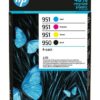 Hp 950 Black 951 Cyan Magenta Yellow 6zc65ae Pack 4 Fusion Office