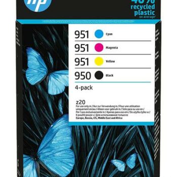 Hp 950 Black 951 Cyan Magenta Yellow 6zc65ae Pack 4 Fusion Office