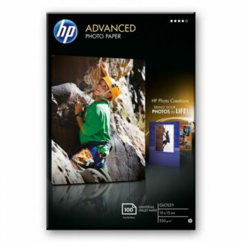 Hp Q8692a Glossy Photo Paper 10x15cm Pack 100 Fusion Office