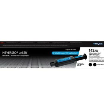 Hp W1143ad 143ad Neverstop Black Toner 2pk Fusion Office