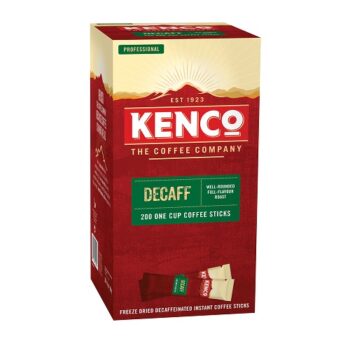 Kenco Decaffeinated Sticks Freeze Dried Instant Coffee 1.8g - Pack 200