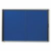 Nobo 8xa4 Blue Felt Lockable Notice Board 1902565 Fusion Office