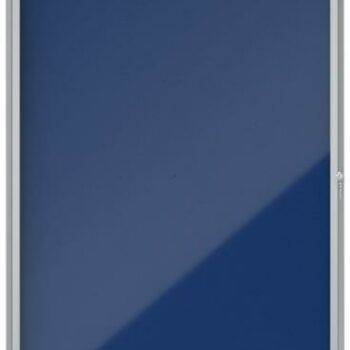 Nobo 9xa4 Blue Felt Lockable Notice Board 1902556 Fusion Office
