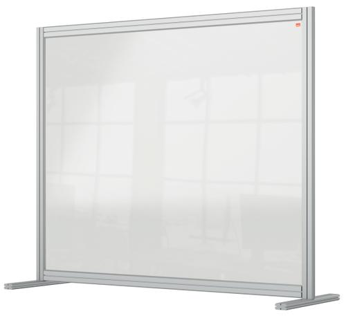 Nobo Desk Divider 1200x1000mm Acrylic 1915491 Fusion Office