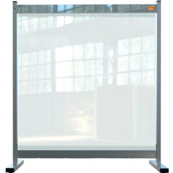 Nobo Desk Screen 770x860mm Clear Pvc 1915547 Fusion Office