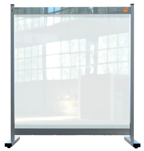 Nobo Desk Screen 770x860mm Clear Pvc 1915547 Fusion Office