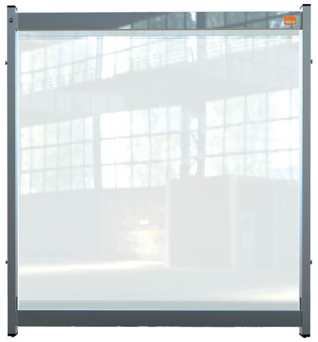 Nobo Desk Screen Extender 750x820mm Clear Pvc 1915550 Fusion Office