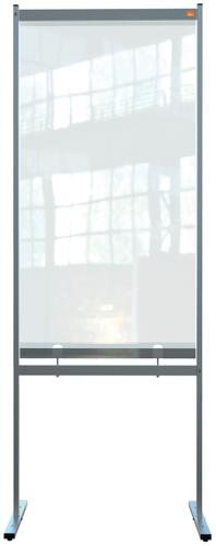 Nobo Floor Screen 780x2060mm Partial Clear Pvc 1915558 Fusion Office