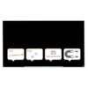 Nobo Glassboard 1900x1000mm Black 85″ Widescreen 1905182 Fusion Office