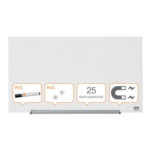 Nobo Glassboard 680x380mm 31″ Widescreen 1905175 Fusion Office