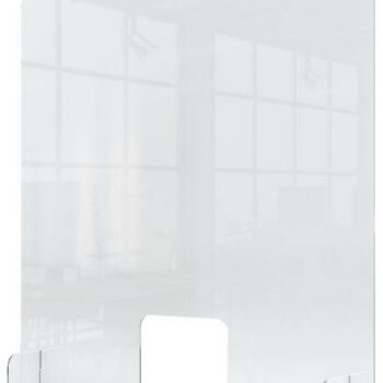 Nobo Plexiglass Counter Screen With Hole 700x850mm 1915488 Fusion Office
