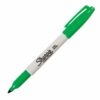 Sharpie Permanent Marker Fine Tip 10mm Line Green Pk12 Fusion Office