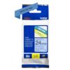 Brother TZE-551 P-Touch Black on Blue Label Tape 24mm x 8mm TZE551