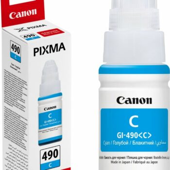 Canon Gi 490c Cyan Ink Bottle 0664c001 Fusion Office