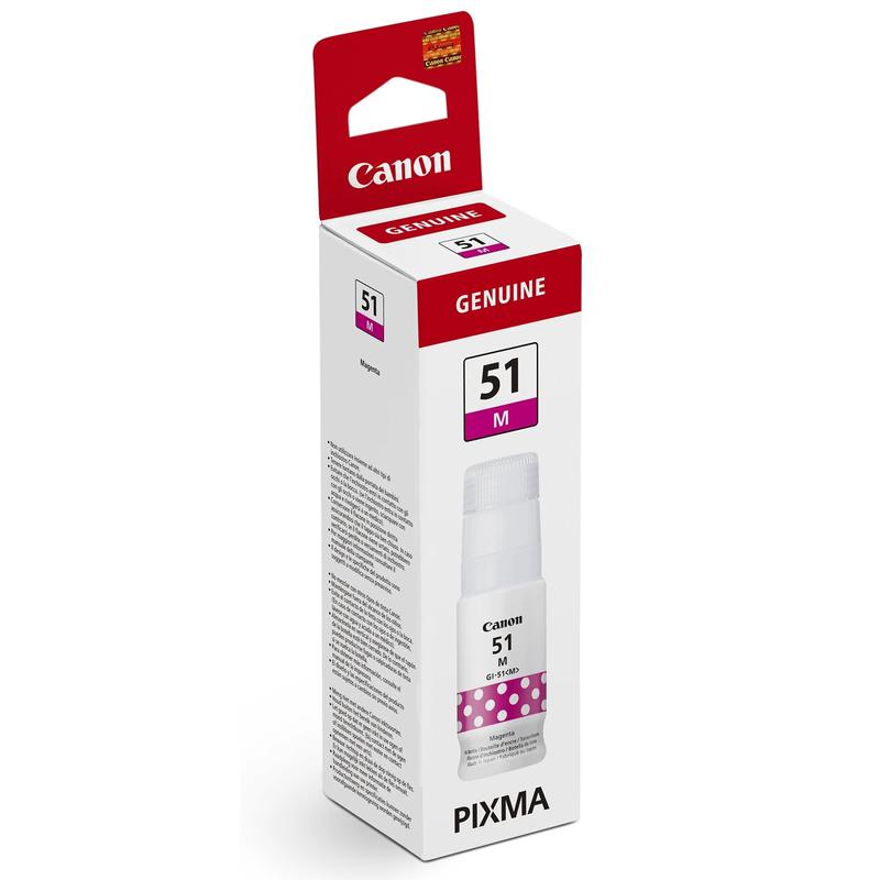 Canon Gi 51m Magenta Ink Bottle 4547c001 Fusion Office